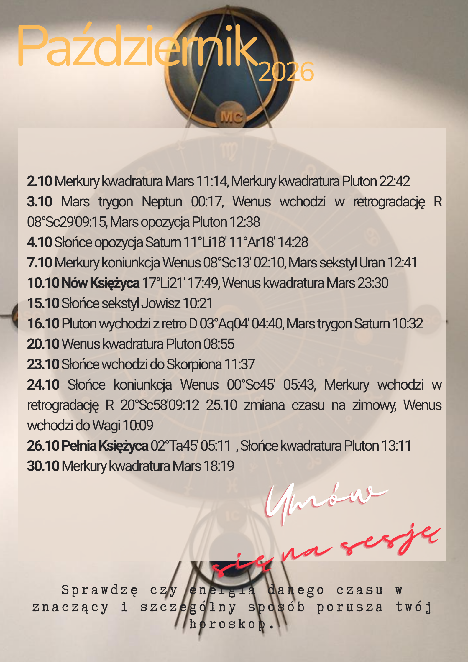 astrologiczny rozklad nieba
